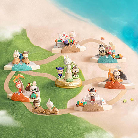 Labubu monsters playing games scene samlerfigur – flere varianter – assorteret