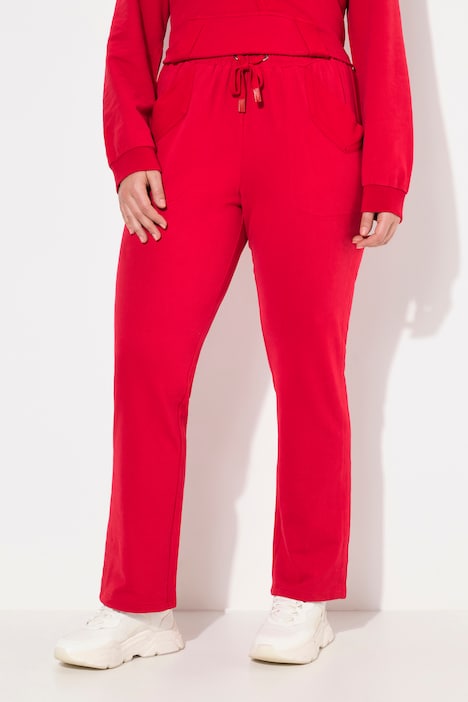 Sweat-Hose Ruby, gerades Bein, Elastikbund, Bindeband