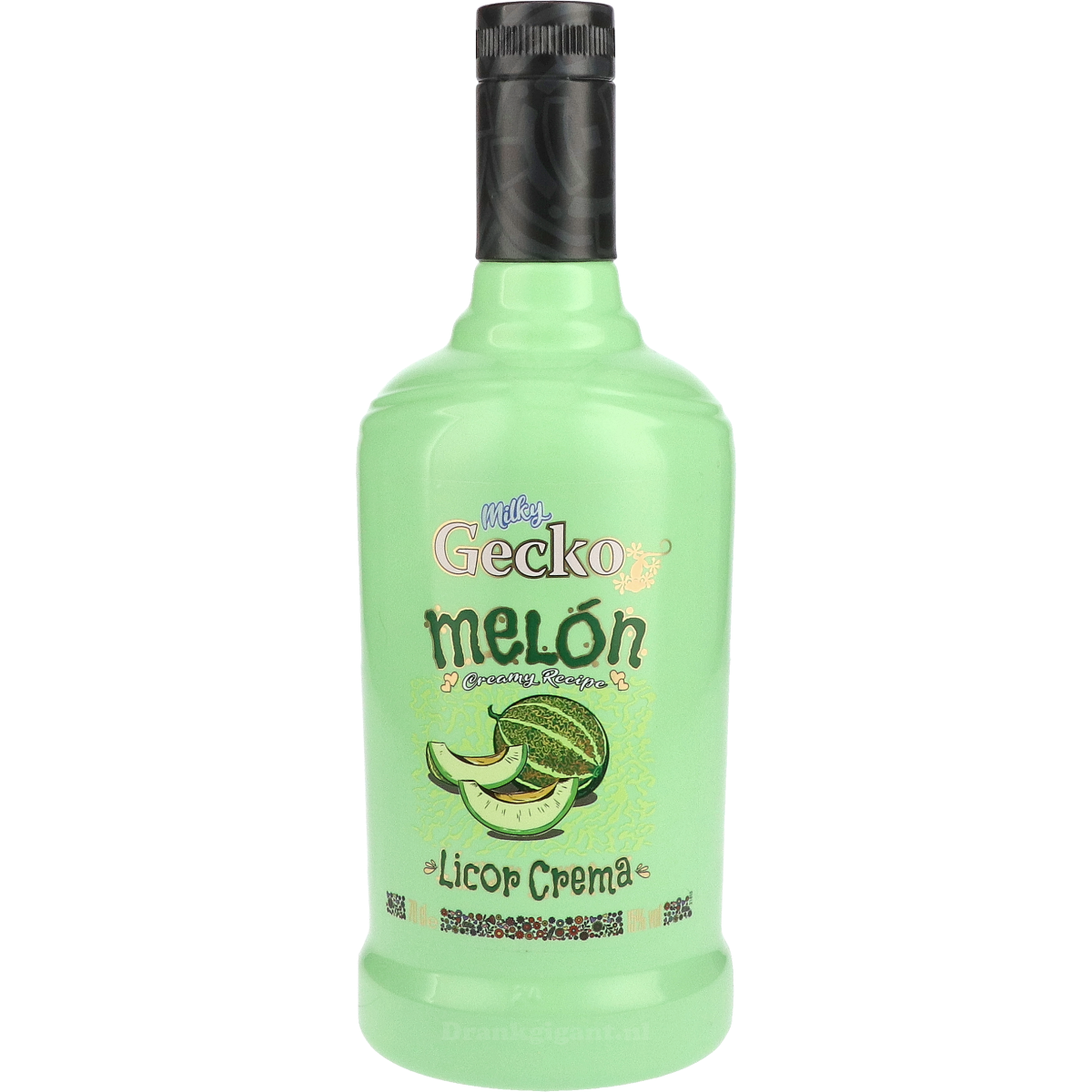 Milky Gecko Melon Licor Crema 70 cl