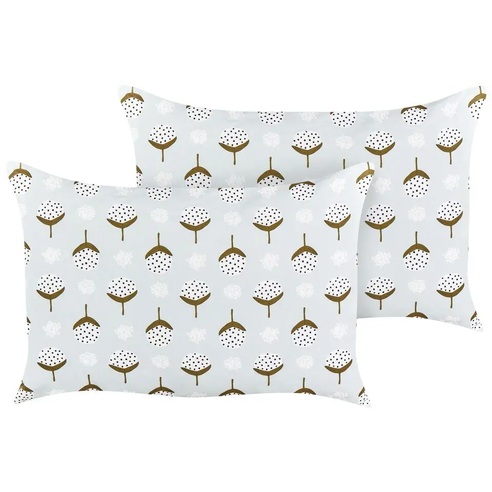CUNEO - Tuinkussen set van 2 - Lichtgroen - 40 x 60 cm - Polyester