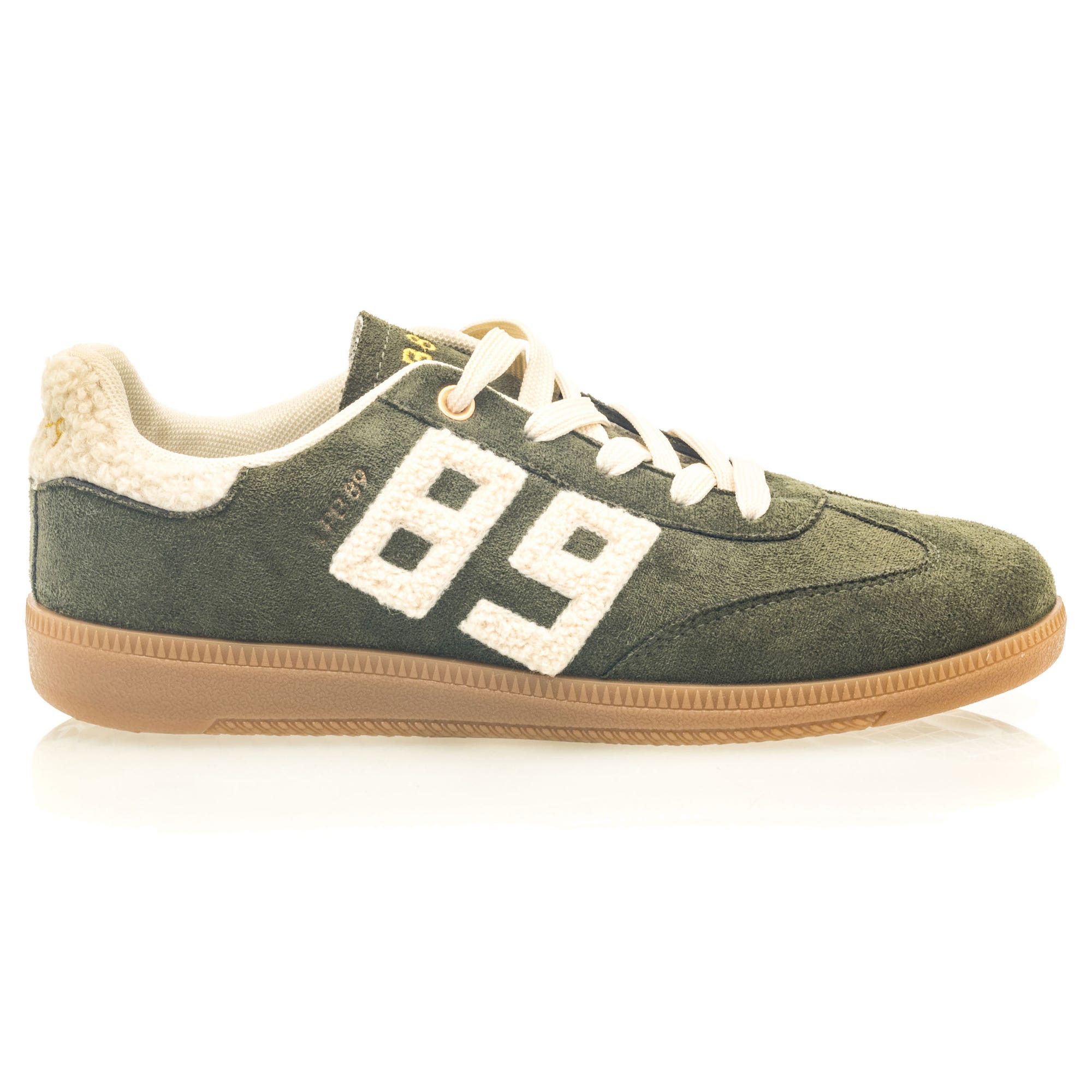 Baskets basses Femme kaki