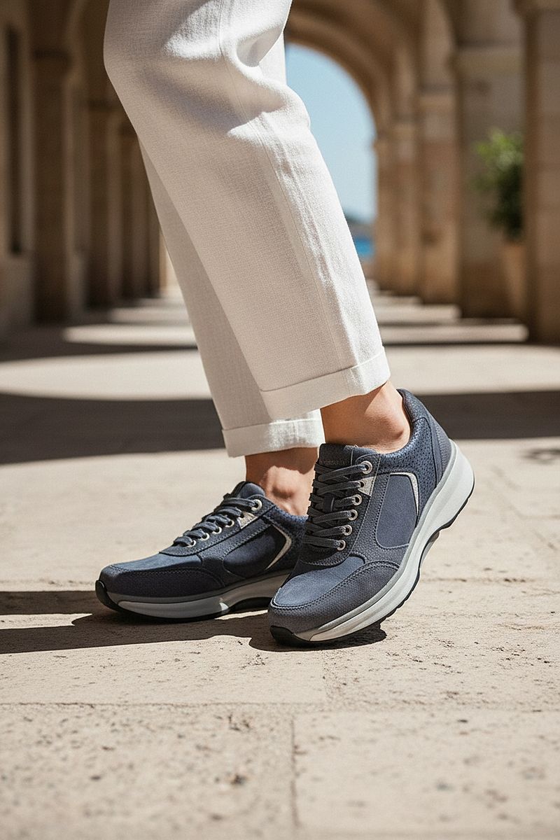 Xsensible New Jersey Stretchwalker Sneakers Blauw Dames