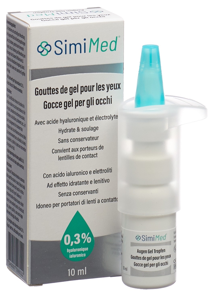 SIMIMED Siccalind intensive 0.3 %<br>10 ml, Flasche, Augentropfen, Lösung