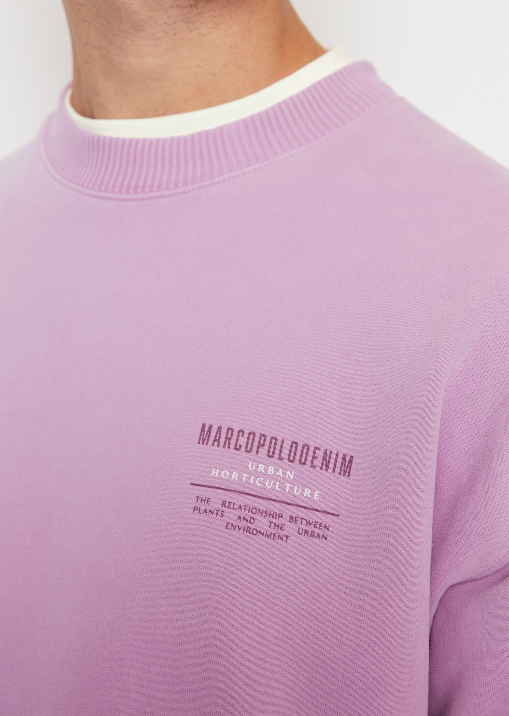 Sweatshirt relaxed mit Front- und Back-Print