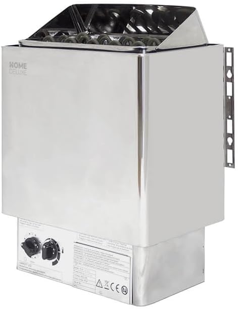 Home Deluxe - Saunaofen KIVA 4.5 kW - 56 x 28 x 14 cm | inkl. integrierte Steuerung & Zeitschaltuhr