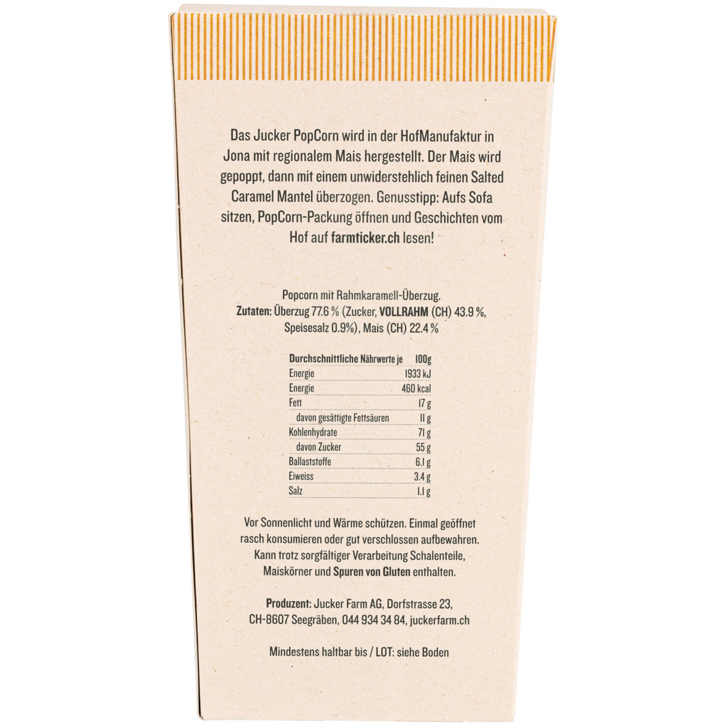 Juckerfarm Popcorn Salted Caramel