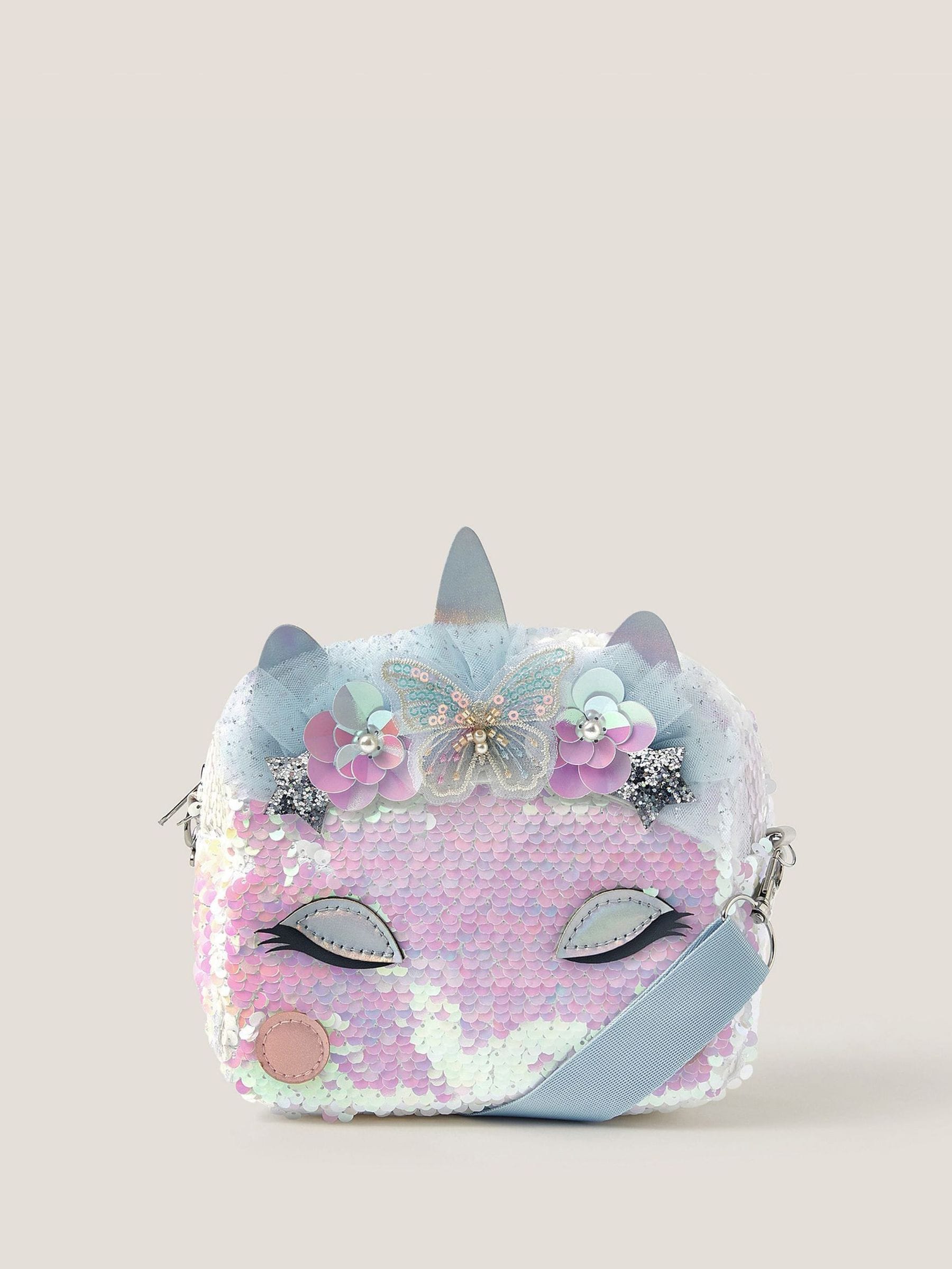 Monsoon Unicorn 2-In-1 Sequin Crossbody Bag