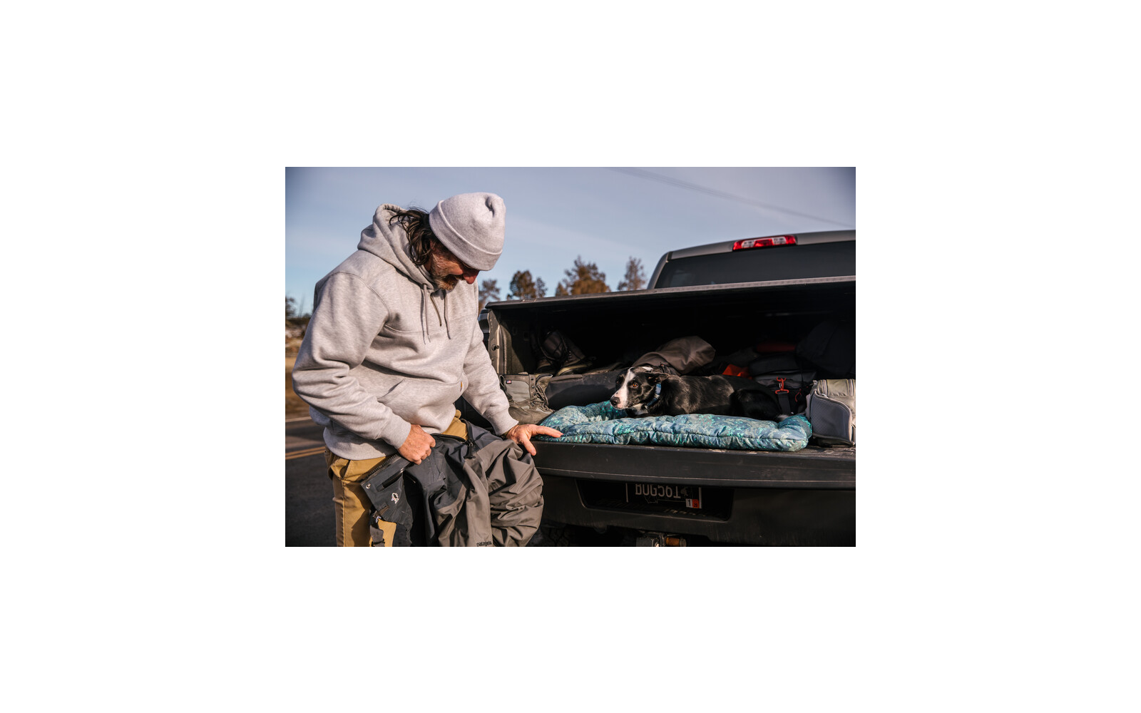 Ruffwear Basecamp Hundebett 92 x 59 x 6,35 cm orange reef
