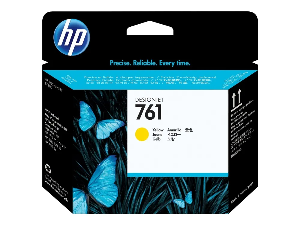 HP 761 - Gul - printhoved - for DesignJet T7100, T7200, T7200 Production Printer