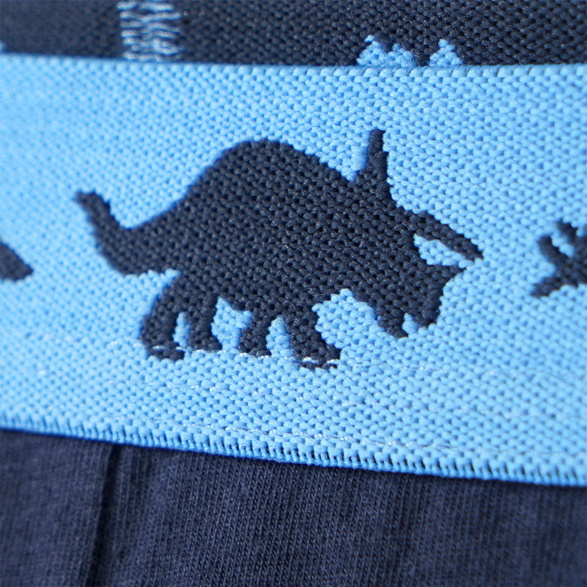 Yigga 3 Jungen Boxer mit Dinos dunkelblau