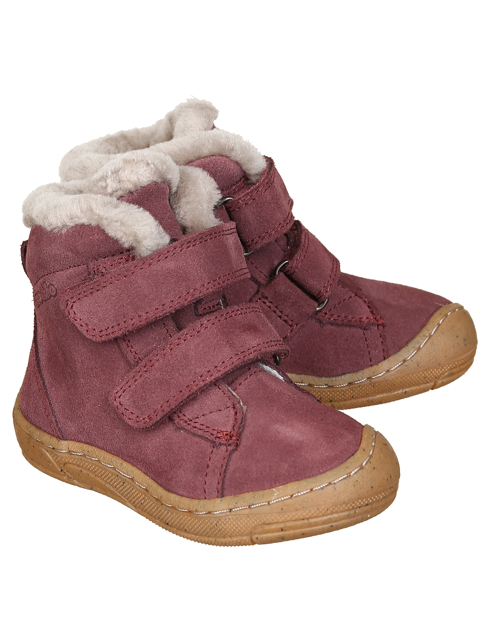 Klett-Booties MINNI SUEDE gefüttert in bordeaux