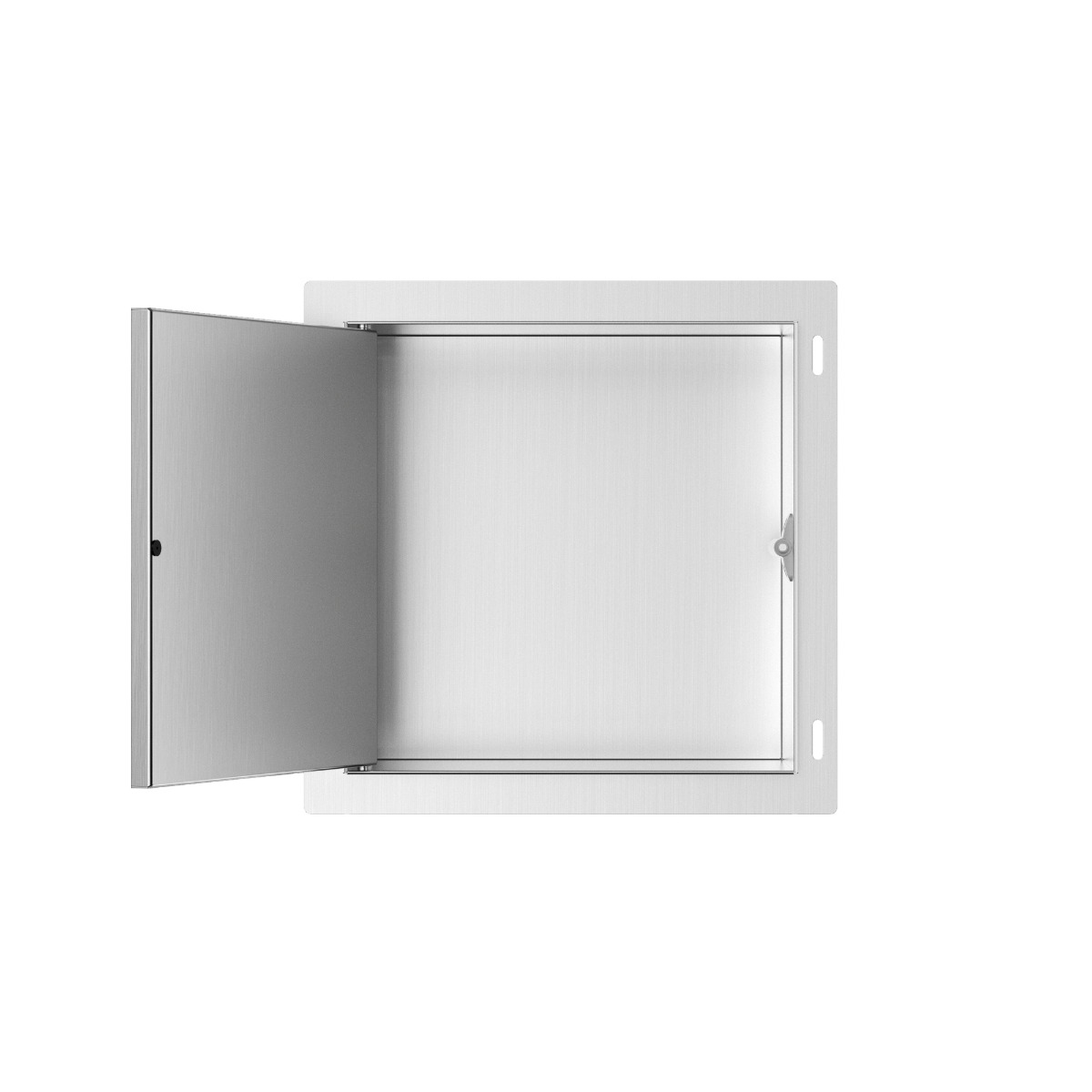 Mueller Round inbouwnis betegelbaar RVS 30x30x14cm