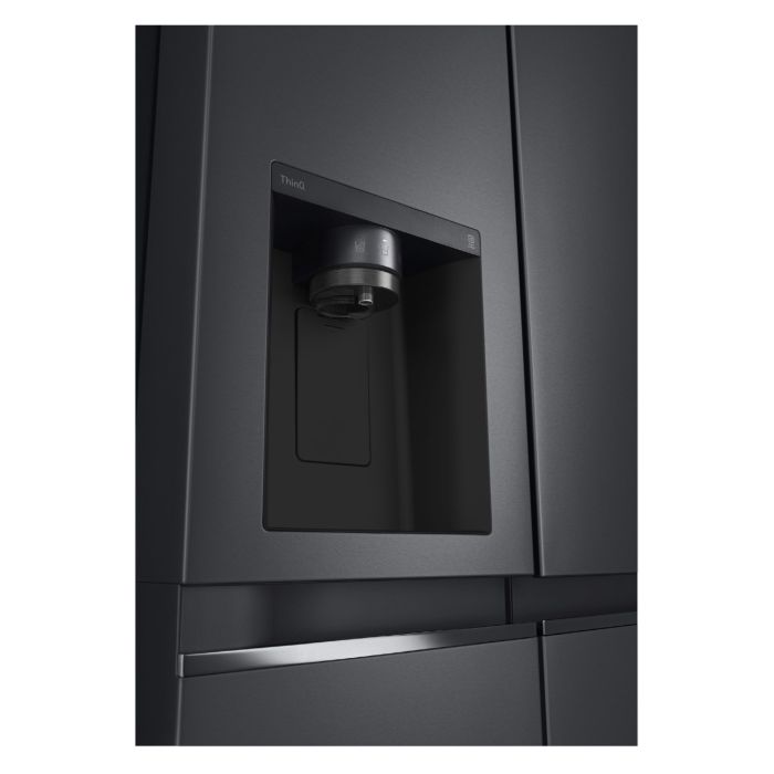 LG Side by Side GSLV71MCTD Matte Black - interner Wassertank // 70€ LG Cashback