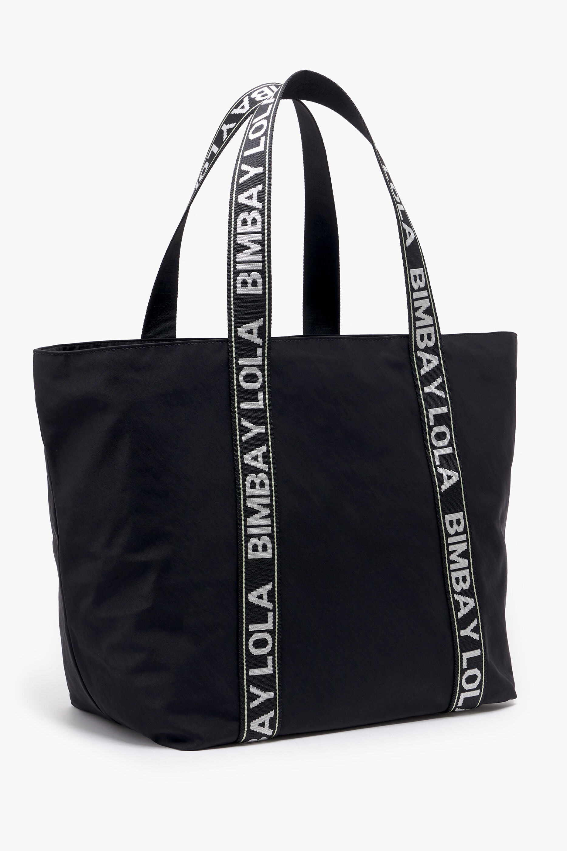 Sacola de compras tamanho XL em nylon preto