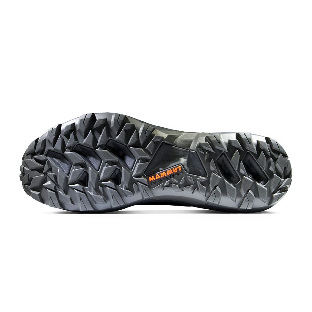 Mammut SERTIG II LOW GTX - Chaussures randonné Homme black/vibrant orange