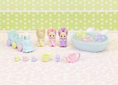 Sylvanian Families Dukkehustilbehør Triplets Baby Bathtime Set
