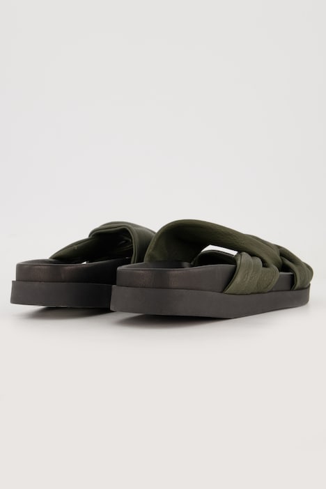 Leder-Sandalen, Doppelriemen, Weite H