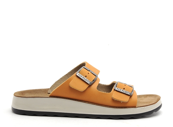 Flyflot mules et sabots plats femme frein orange