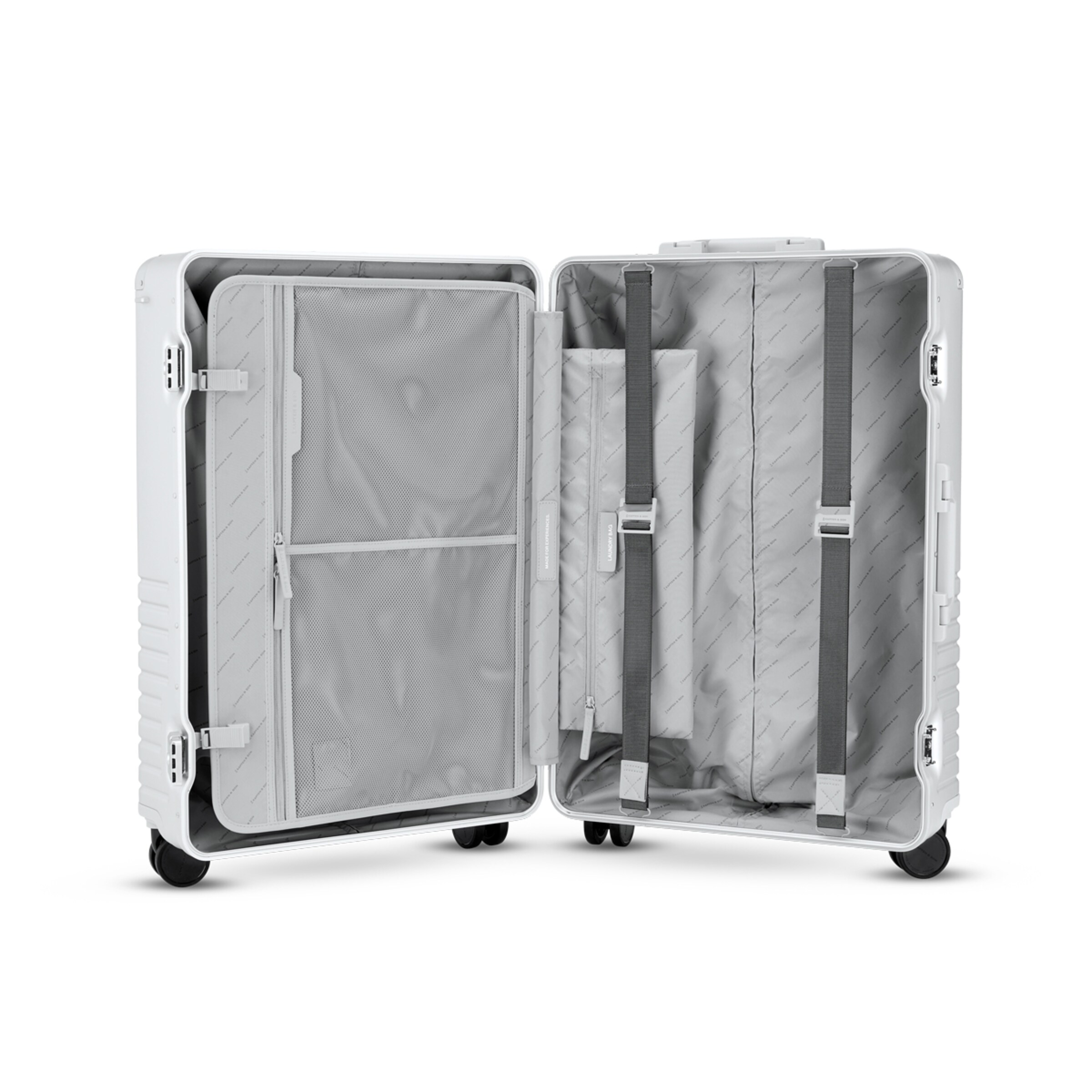Heathrow Aluminium Check In Silver