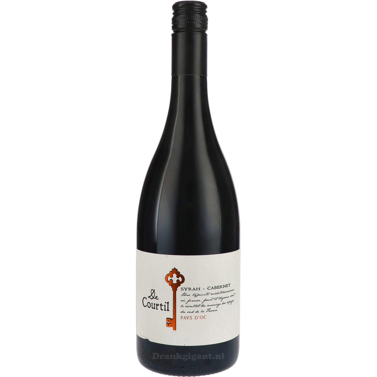 De Courtil Syrah Cabernet 75 cl