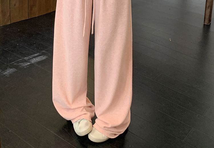 Ashlee - Broek met wijde pijpen en trekkoord in de taille