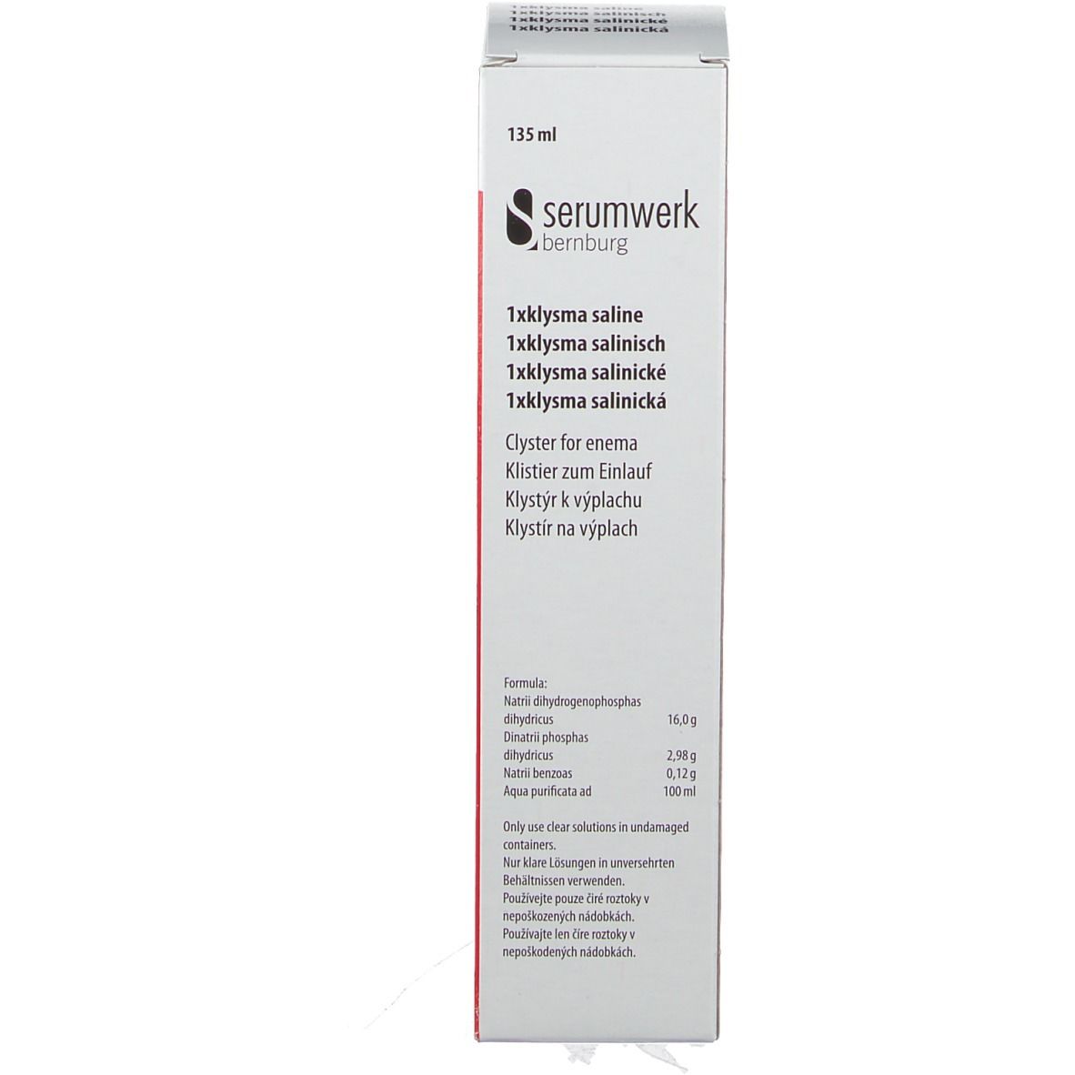1 x Klysma salinisch 135 ml