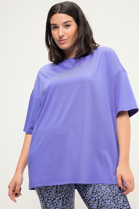 T-Shirt, oversized, Rundhals, Halbarm, Statement Print