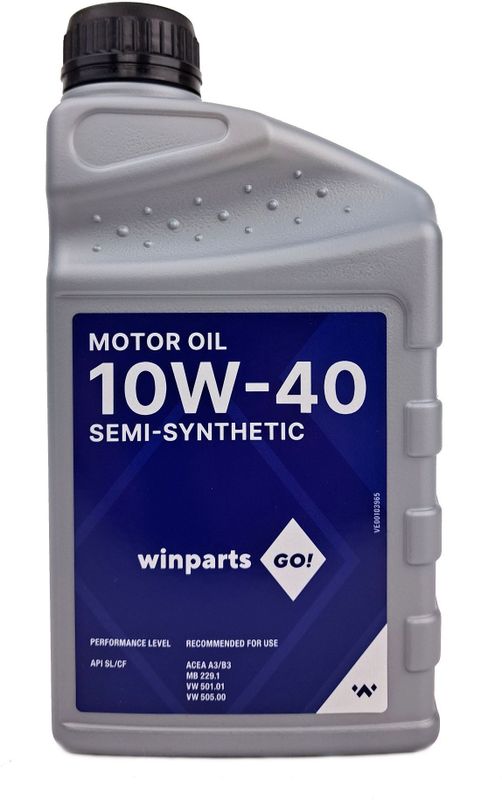 Winparts - GO! Motorolie - 10W40 - 1L - Synthetisch