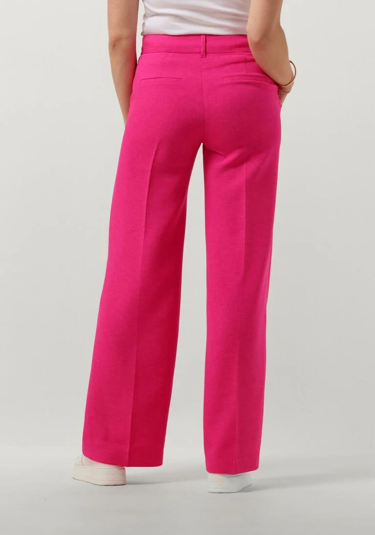 POM AMSTERDAM roze pom amsterdam wijde broek wide leg pink glow pants