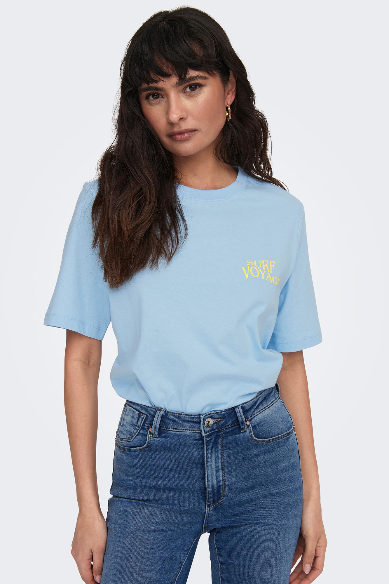 Camiseta de manga curta com estampa