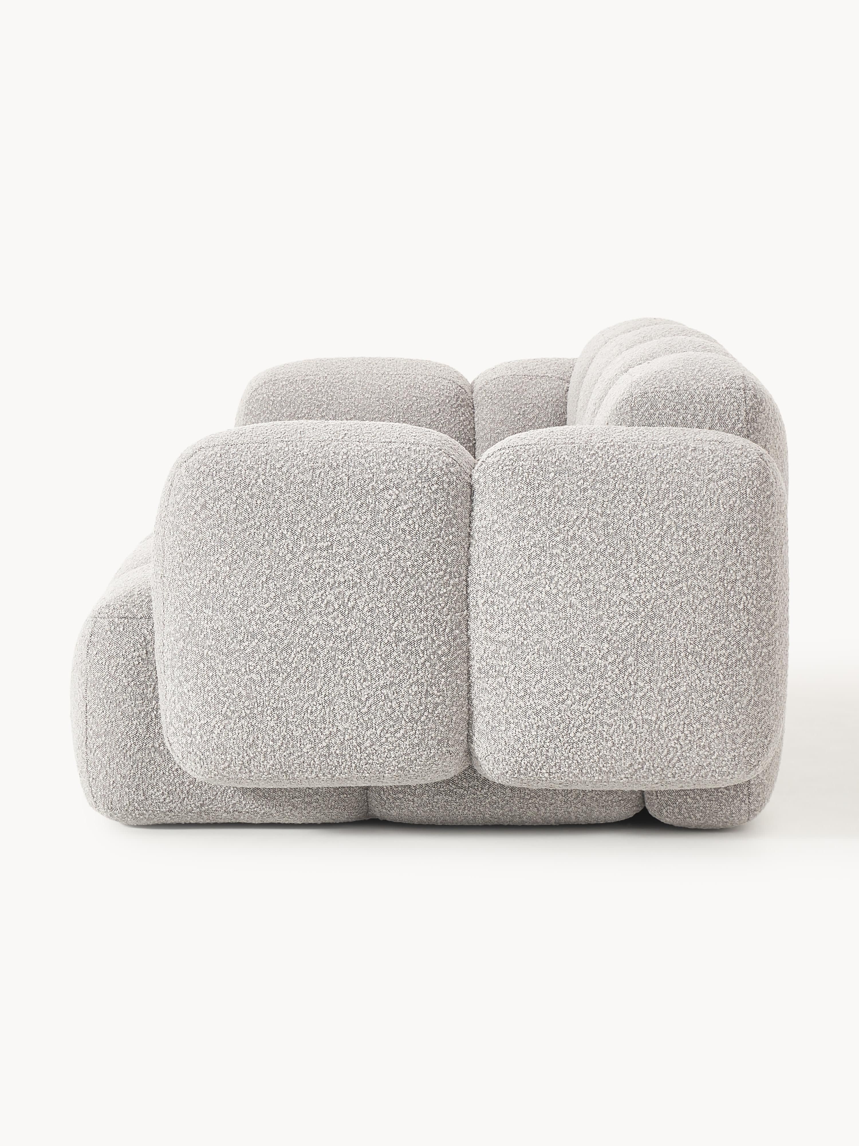 Modulaire bank Tayla (3-zits) van bouclé