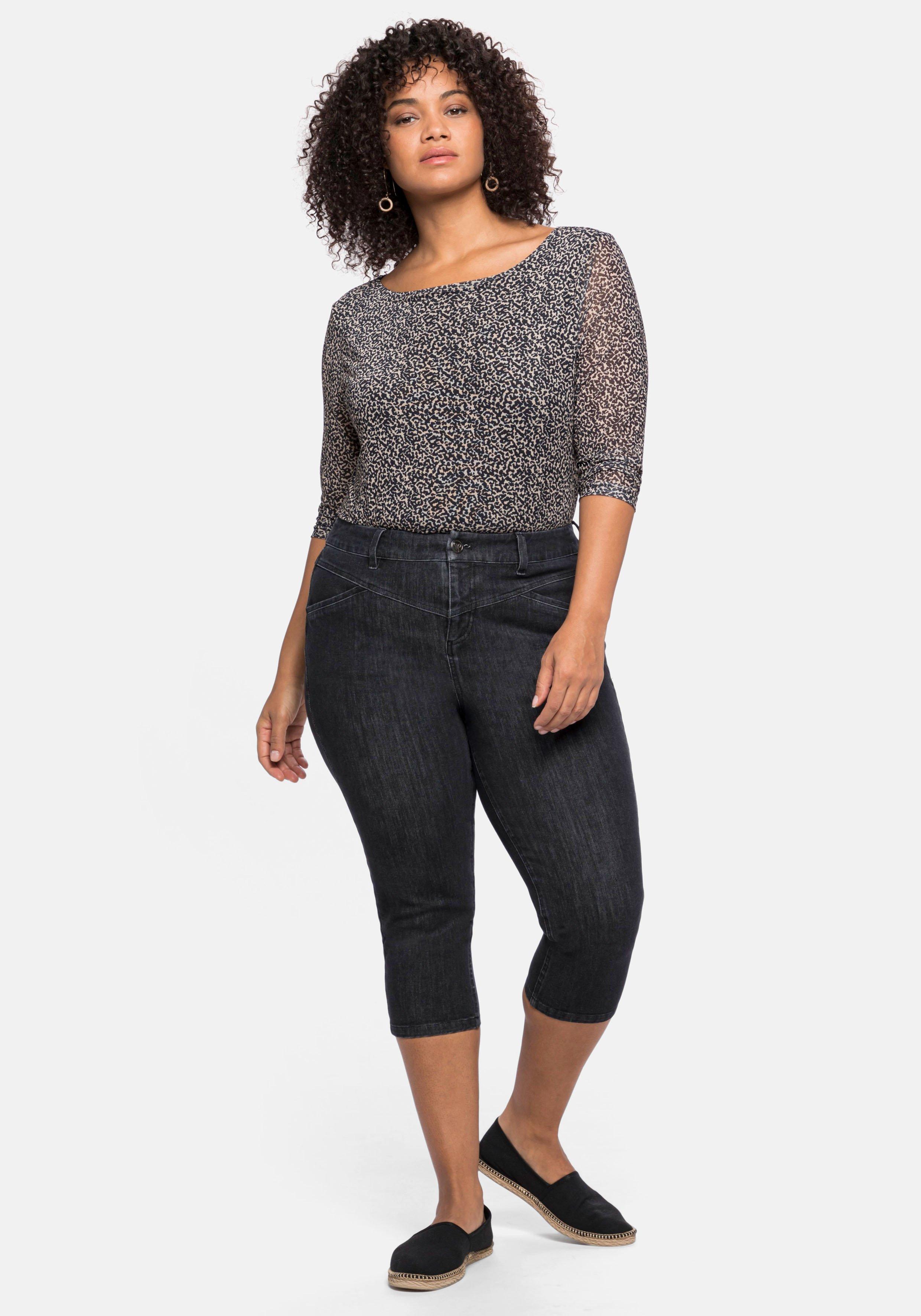 Caprijeans in Bodyforming-Qualität