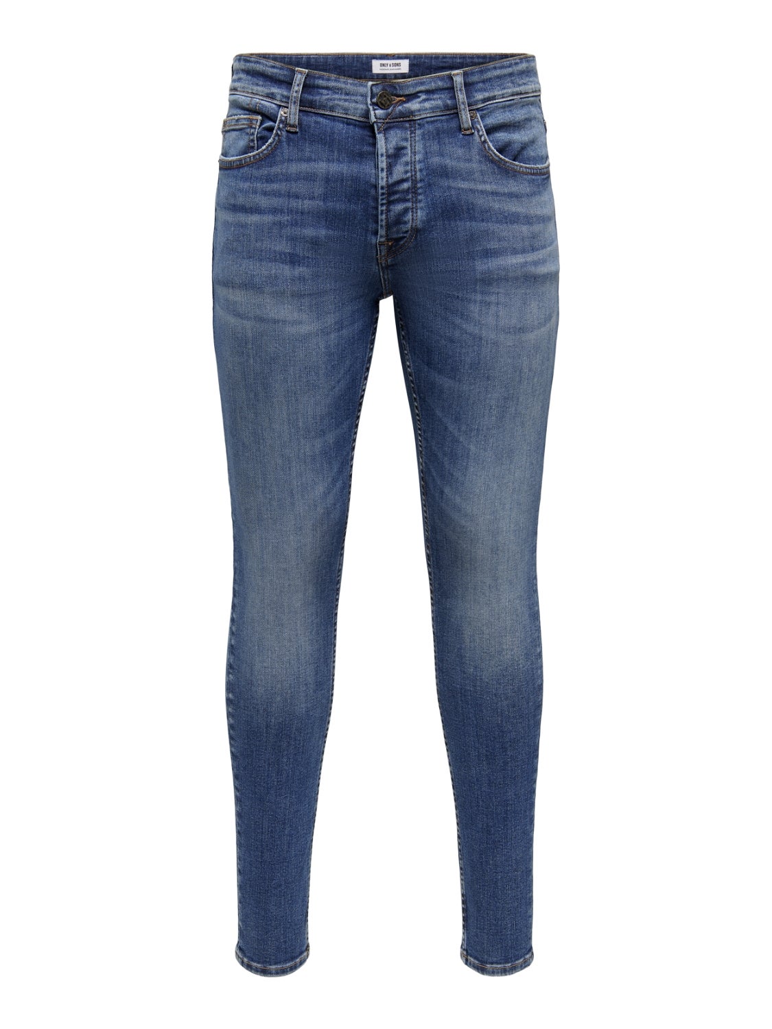 ONSWARP Mittlere Taille Skinny Fit Jeans Blue Denim