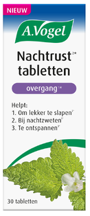 A.Vogel Nachtrust Tabletten - Overgang 30ST