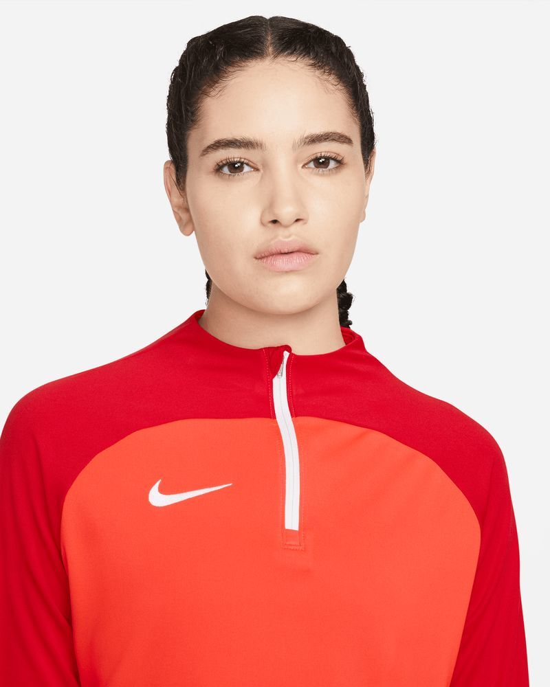 Haut d'entrainement 1/4 Zip Nike Academy Pro Rouge Crimson pour femme