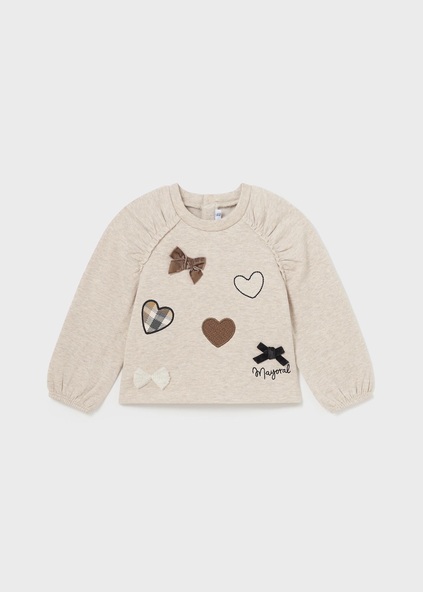 Moletom infantil bordado Better Cotton