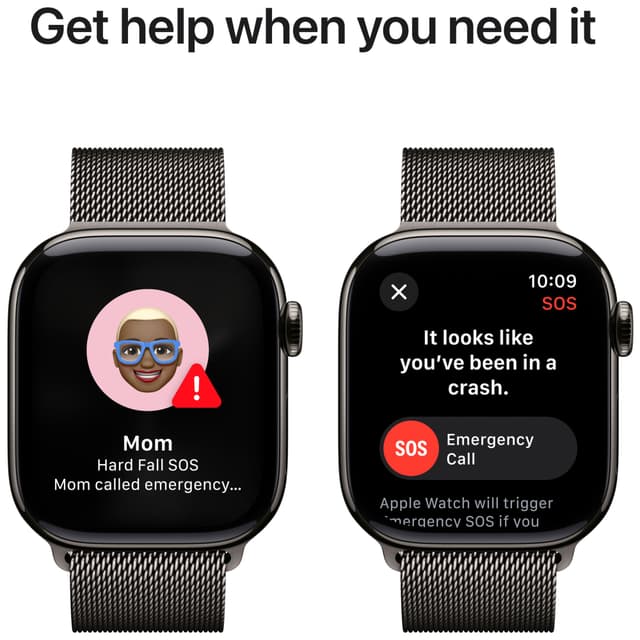 Apple Watch S10 46mm GPS+Cel (Slate Titanium/Slate Milano loop) M/L