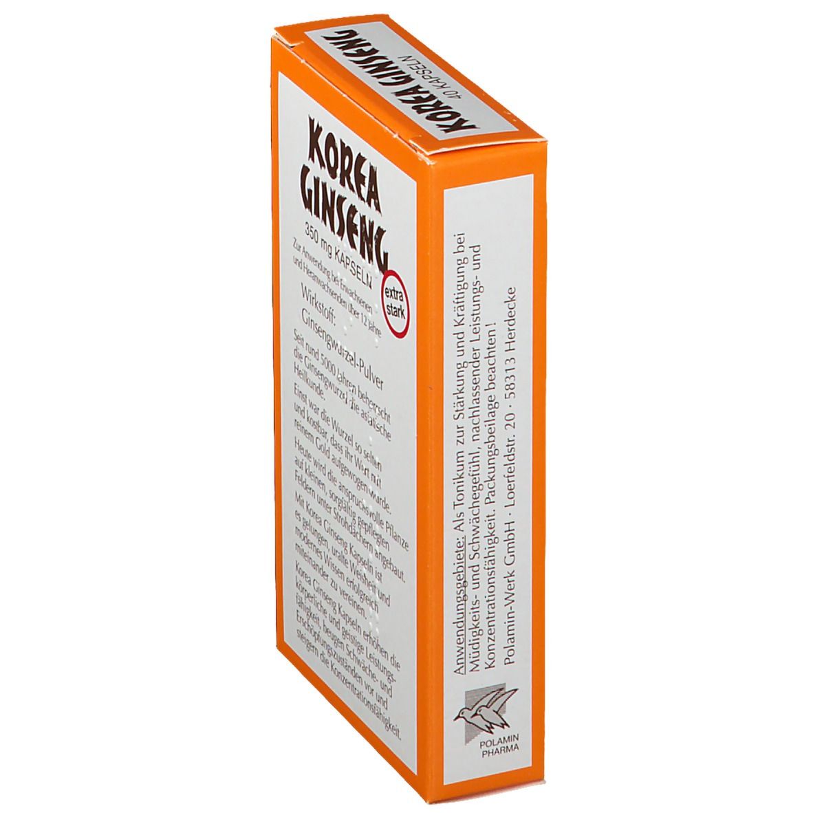 Korea Ginseng Kapseln extra stark