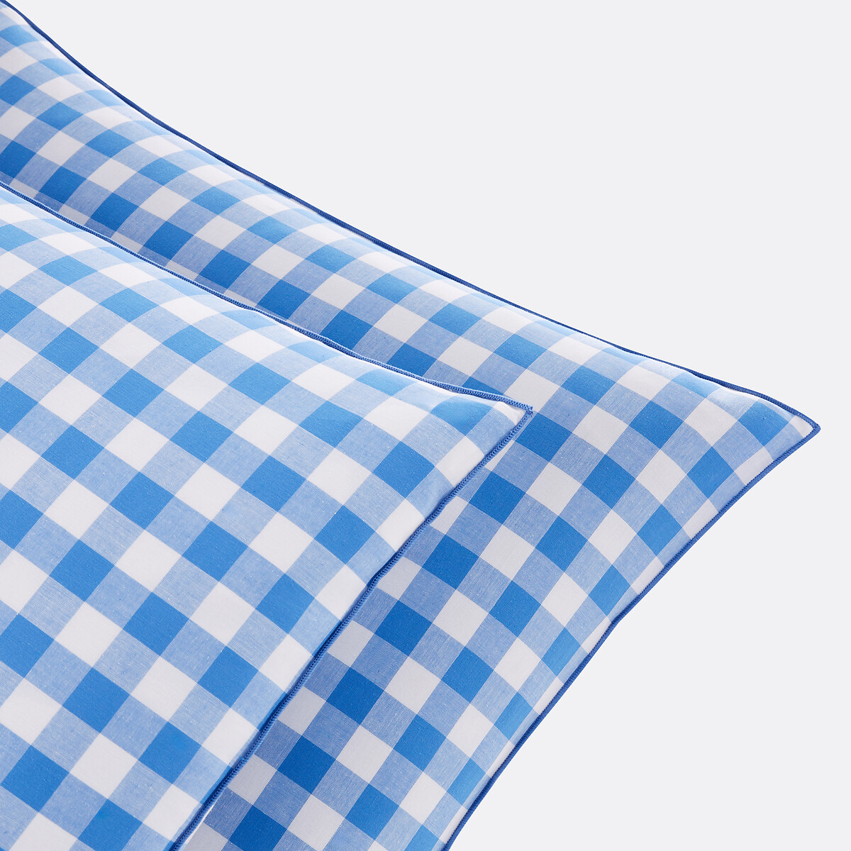 LA REDOUTE INTERIEURS<br>Fronha de algodão, Veldi Bleu