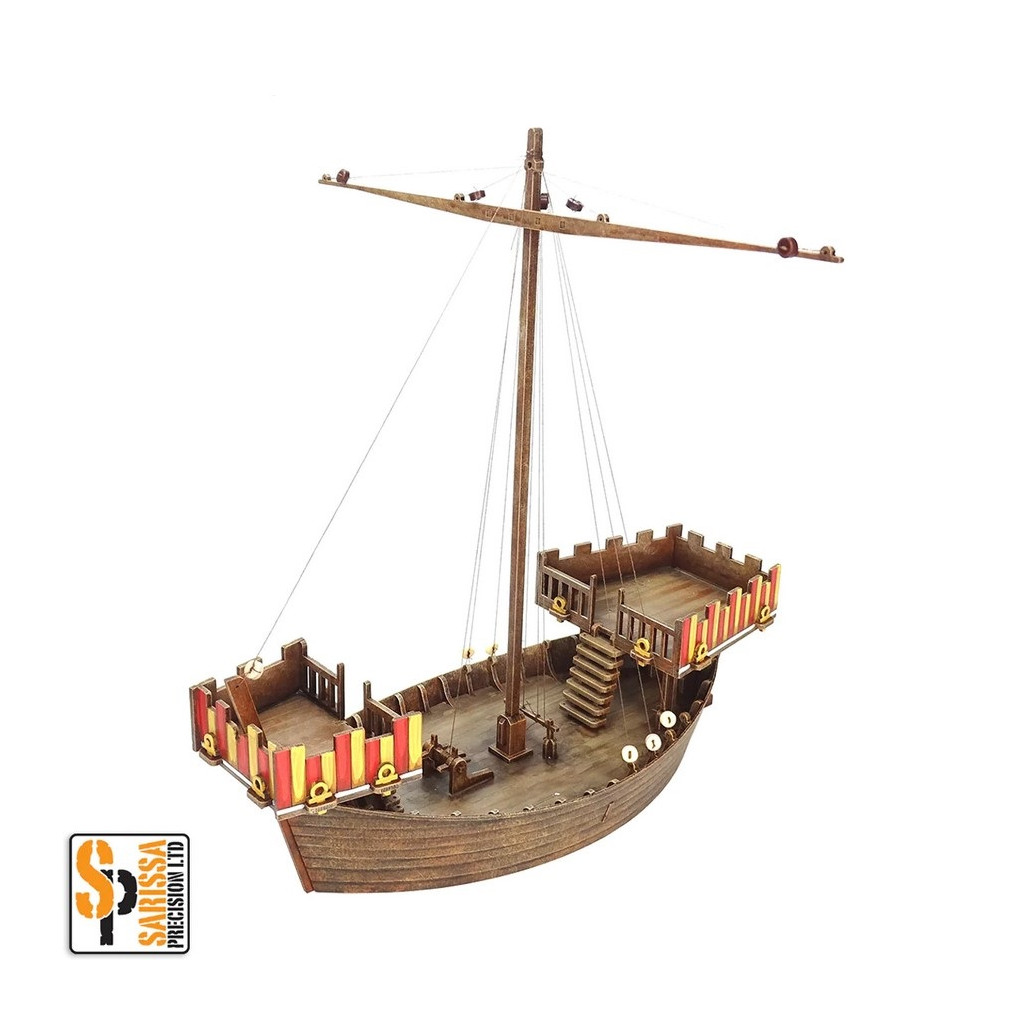 Burrows & Badgers: Medieval Cog Sailing Ship