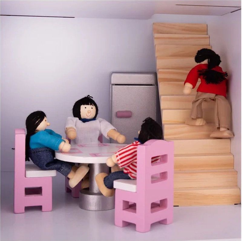 Tidlo - Houten Poppenhuis Meubels - Keuken - 9 Delen