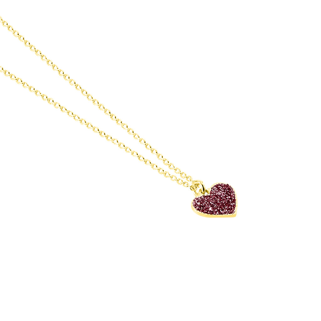 Collier Cerine Coeur Or Jaune