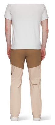 Pantalon de Randonnée Mammut Zinal Hybrid Beige - Short