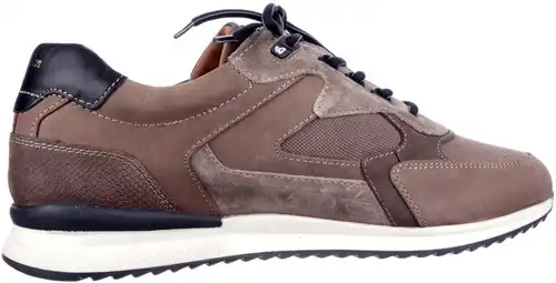 Australian taupe/bruin combi 15.1667.03 - maat 47 veterschoen taupe/bruin combi - maat 47 Calandschoen
