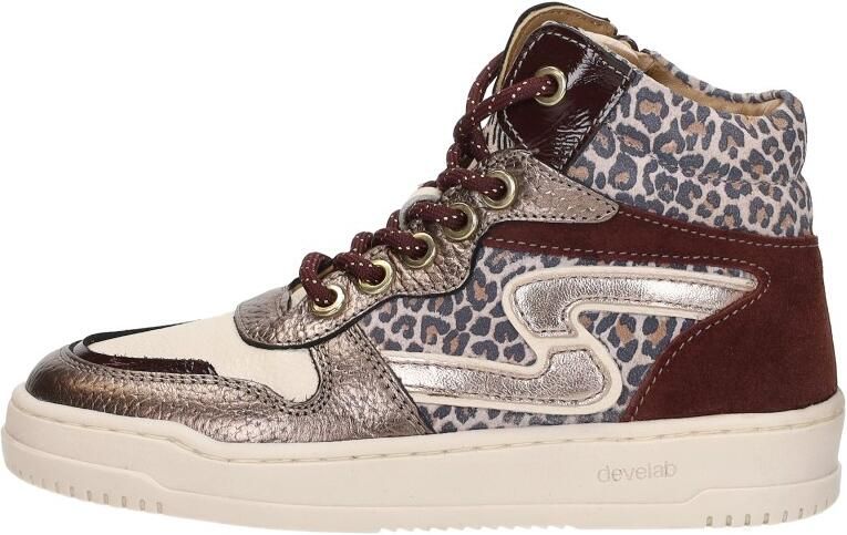 Develab Veterschoen hoog Veterschoen hoog Bordeaux