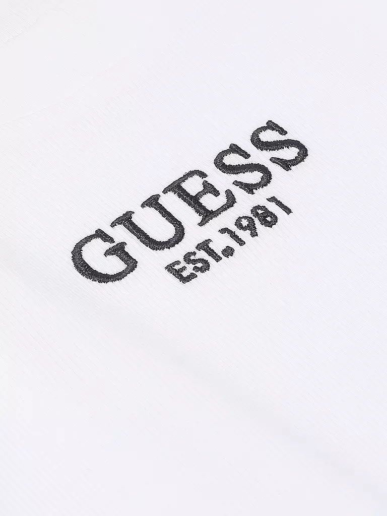 GUESS Mädchen Langarmshirt weiss