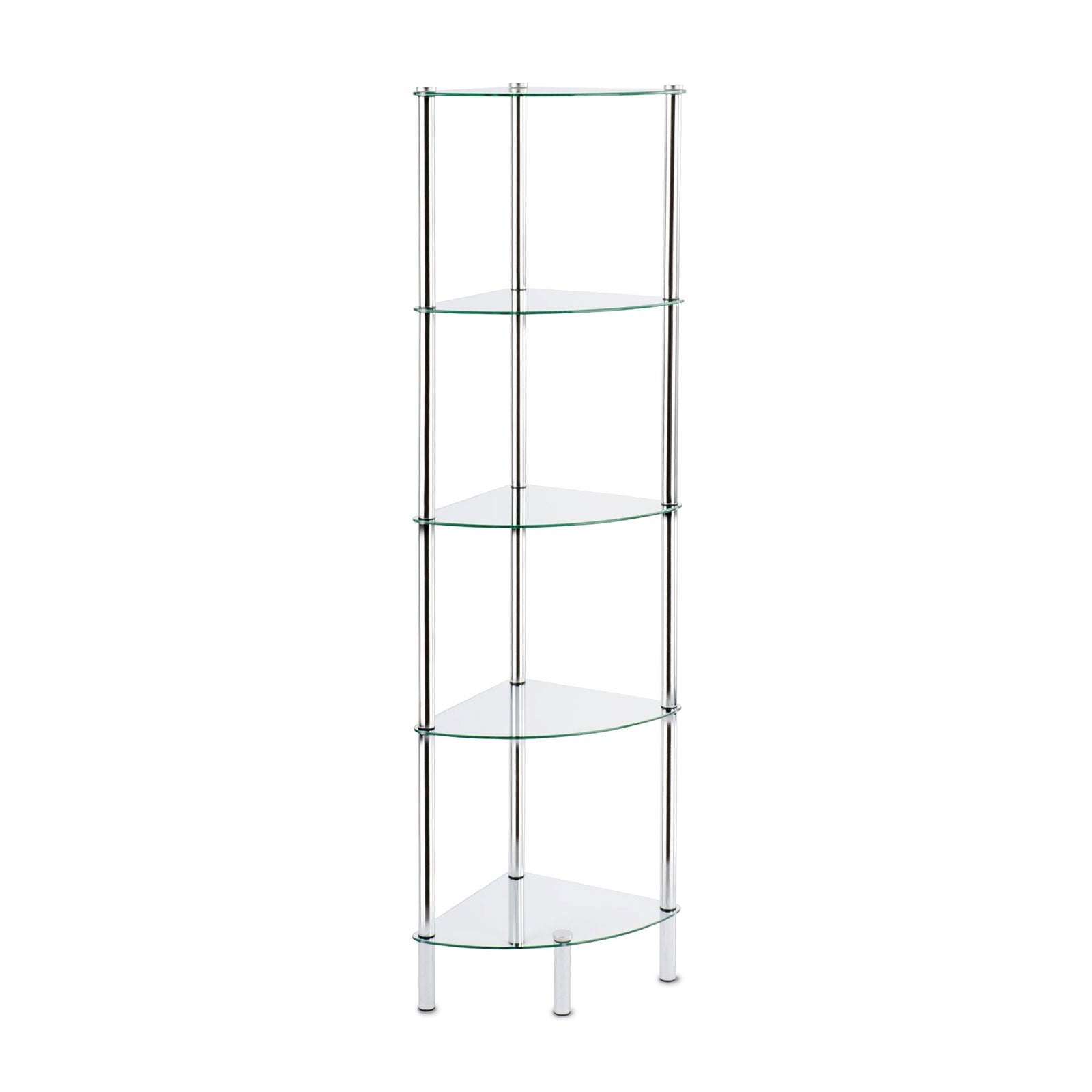 casa pura Glas-Eckregal Diana | 5 Ebenen
