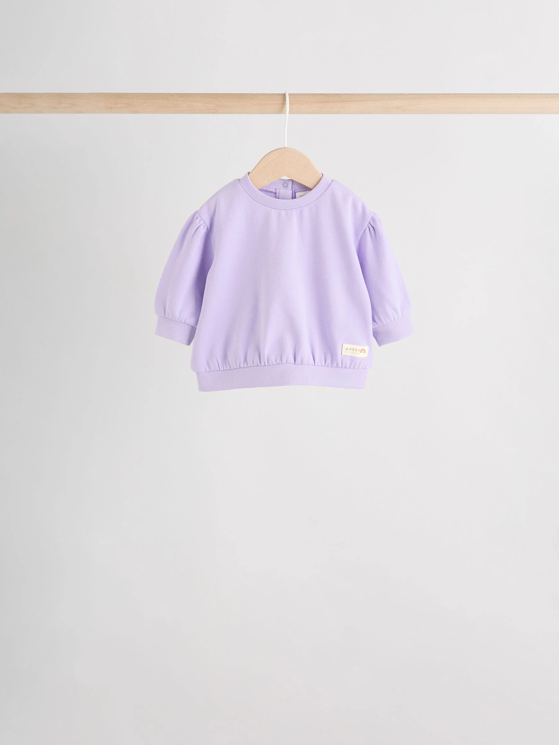 Paars/roze/blauw - Baby sweatshirt en joggingbroek 6 -delige set (0mnd -2jr)