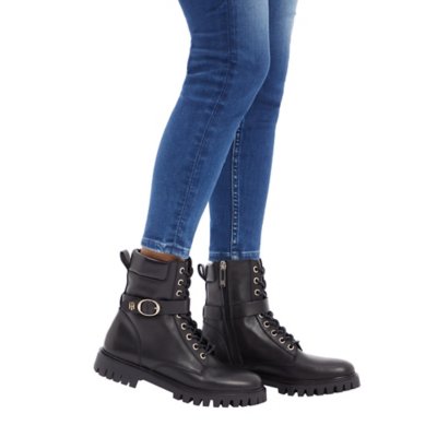 Bottines femme Buckle Lace Up Boot TOMMY HILFIGER