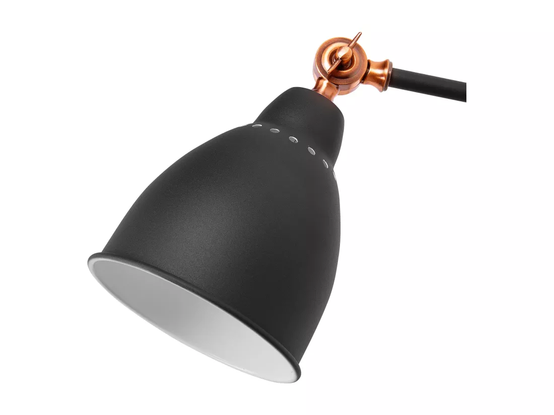 Lampe murale MISSISSIPPI Réglable Métal Gris graphite